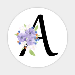 Monogram letter A Magnet